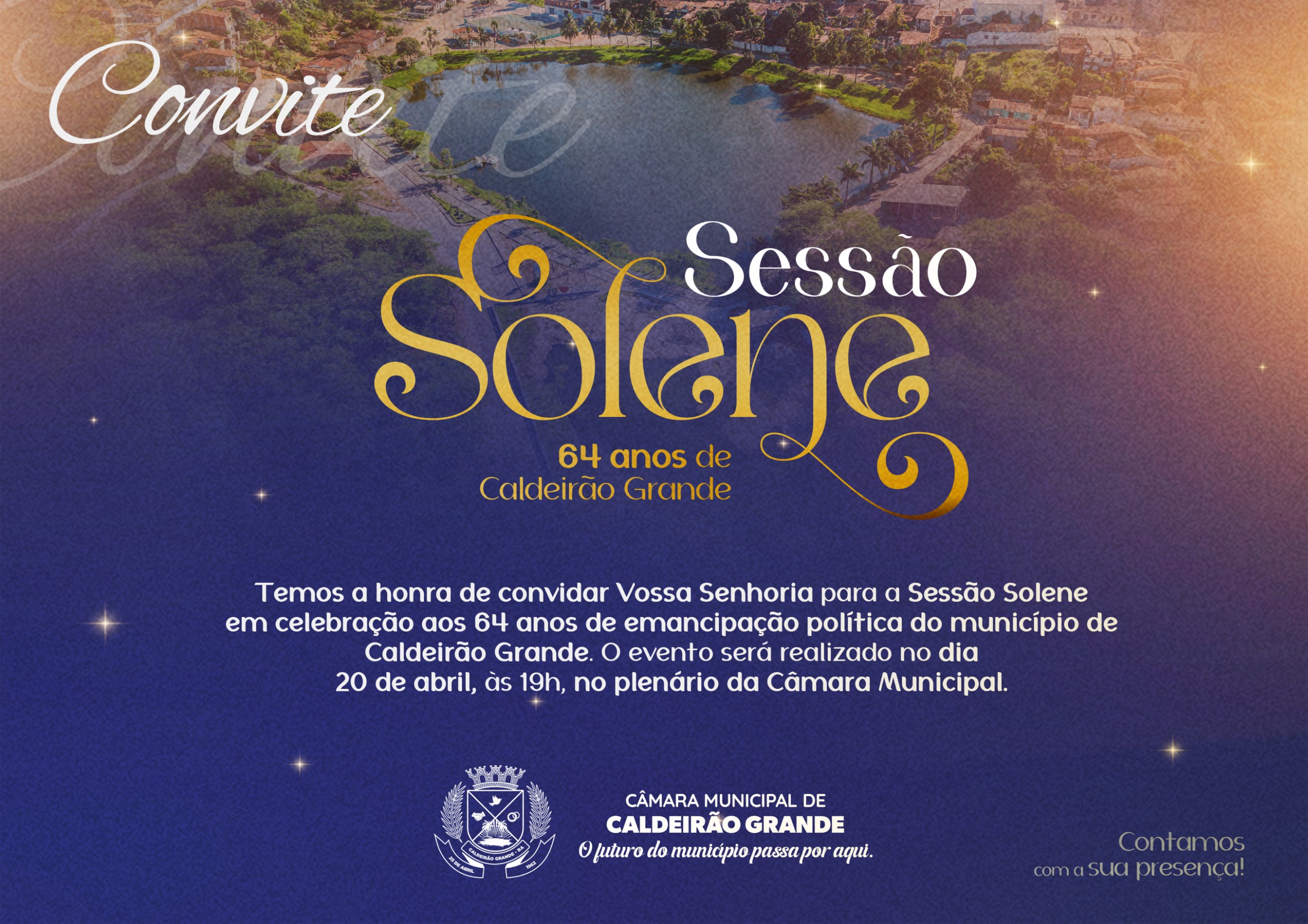 Câmara de Caldeirão Grande realiza Sessão Solene pelos 64 anos de emancipação política